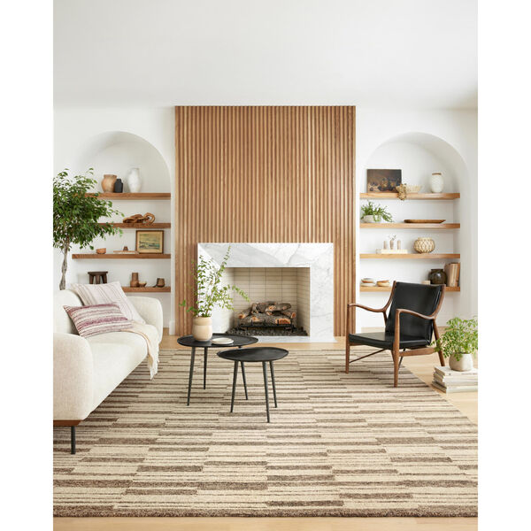 Chris Loves Julia Polly Beige and Tobacco Area Rug, image 2