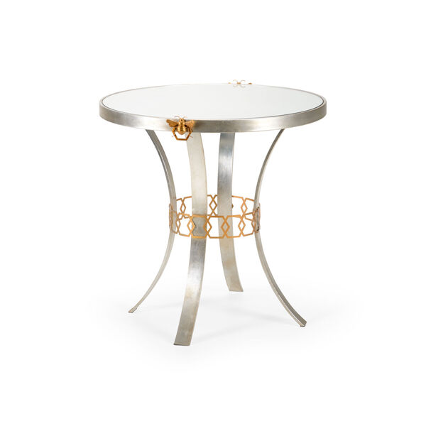 Shayla Copas Silver and Gold Side Table, image 1