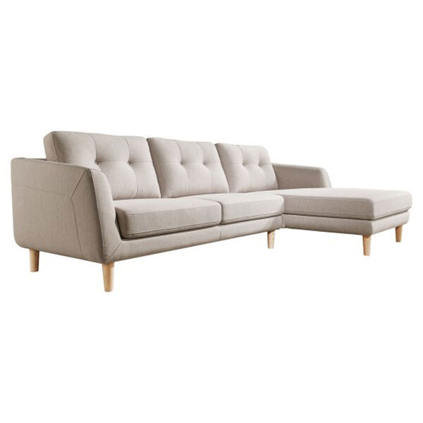Corey Sectional Light Grey Right, image 2