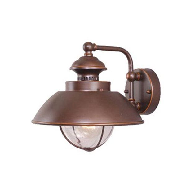 Harwich Burnished Bronze 10-Inch Outdoor Wall Light, image 1