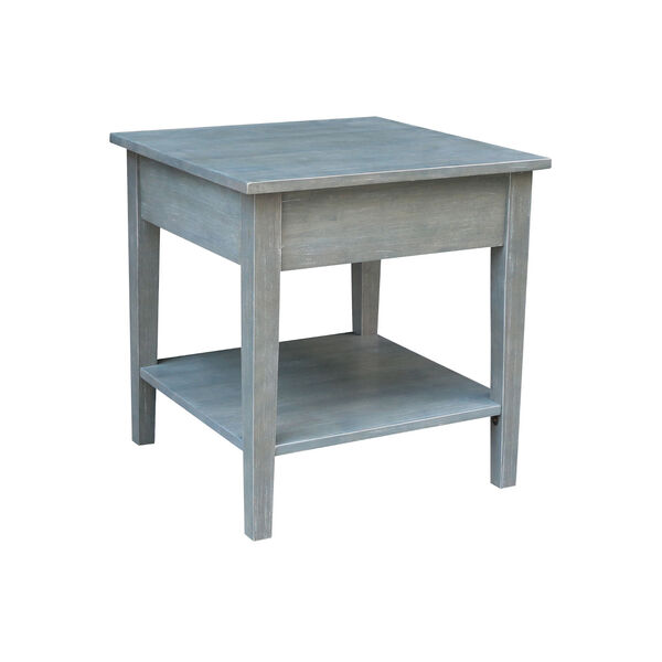 Spencer Antique Washed Heather Gray End Table, image 5