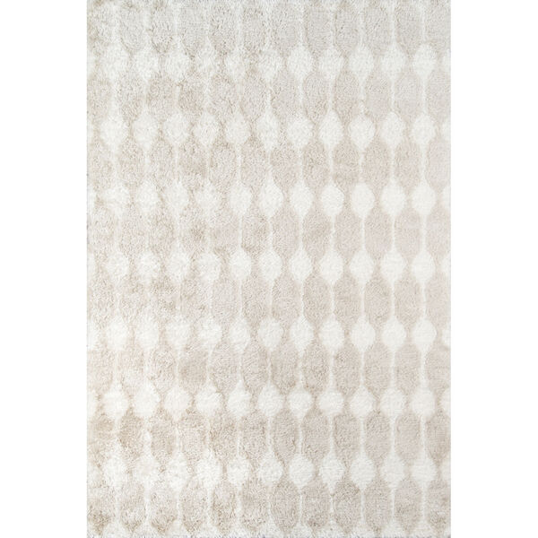Retro Taupe Rectangular: 7 Ft. 6 In. x 9 Ft. 6 In. Rug, image 1