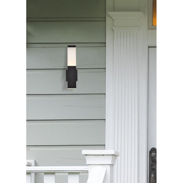 Raine Black 260 Lumens 16-Light LED Outdoor Wall Sconce, image 6