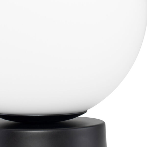 Felipa Matte Black and White One-Light Table Lamp, image 2