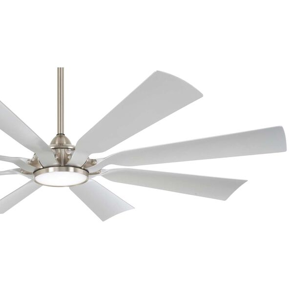 Future Brushed Nickel 65-Inch Outdoor Ceiling Fan, image 4