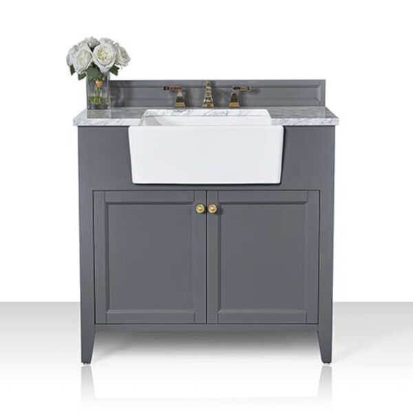 Adeline Sapphire 36-Inch Vanity Console with Farmhouse Sink, image 3