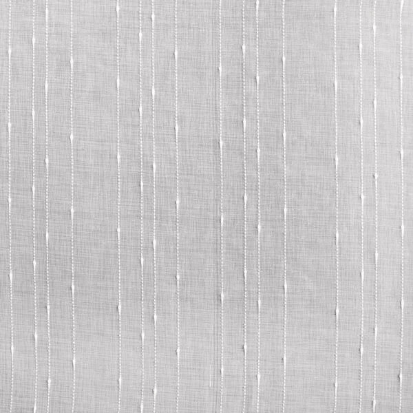 White Striped Faux Linen - SAMPLE SWATCH ONLY, image 1