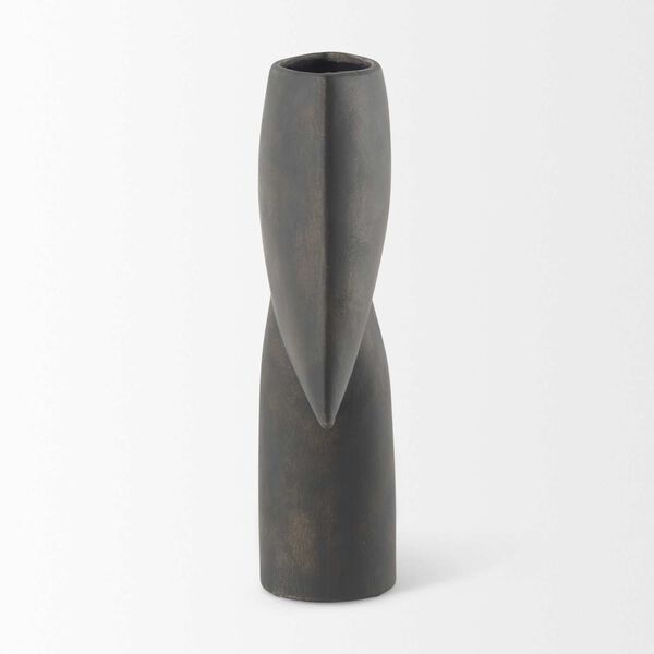 Rylee Dark Brown Ceramic Vase, image 3