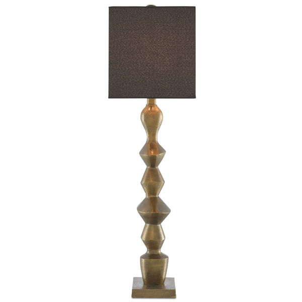 Reginald Antique Brass One-Light Table Lamp, image 4