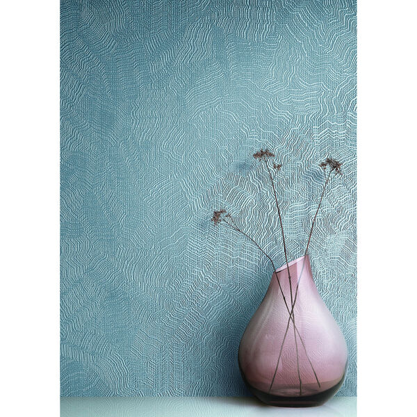 Candice Olson Terrain Blue Aura Wallpaper - SAMPLE SWATCH ONLY, image 2