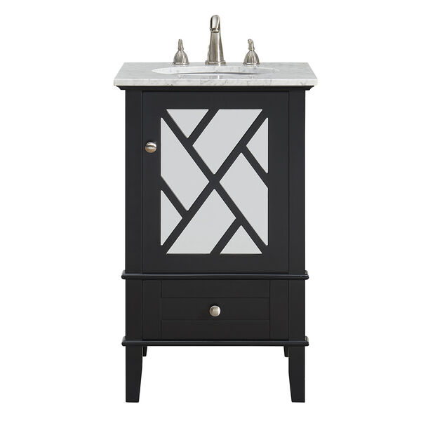 Luxe Black Vanity Washstand, image 4