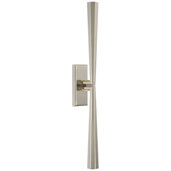 Galahad Linear Sconce in Polished Nickel by Thomas O'Brien, image 1