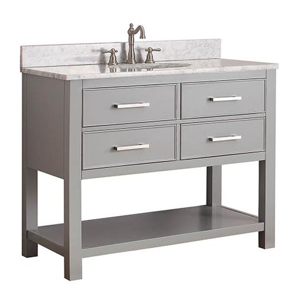 Brooks Chilled Gray 42-Inch Vanity Only, image 2