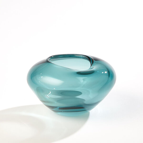 Azure Undulating Small Vase, image 4