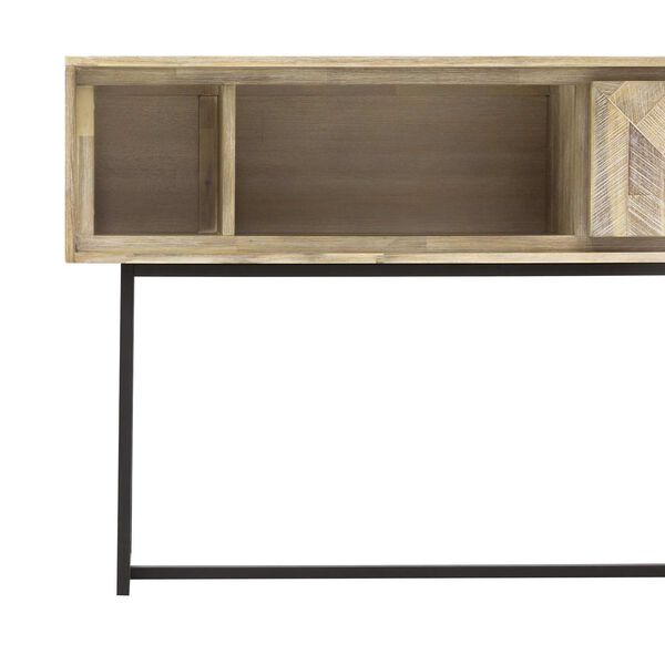 Peridot Natural One-Drawer Console Table, image 3