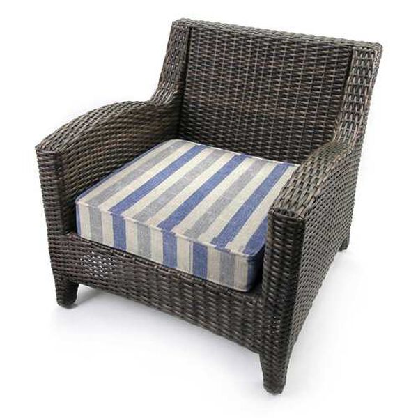 Tilford Denim Blue 22.5 x 22.5 Boxed Edge Outdoor Deep Seat Cushion, image 4