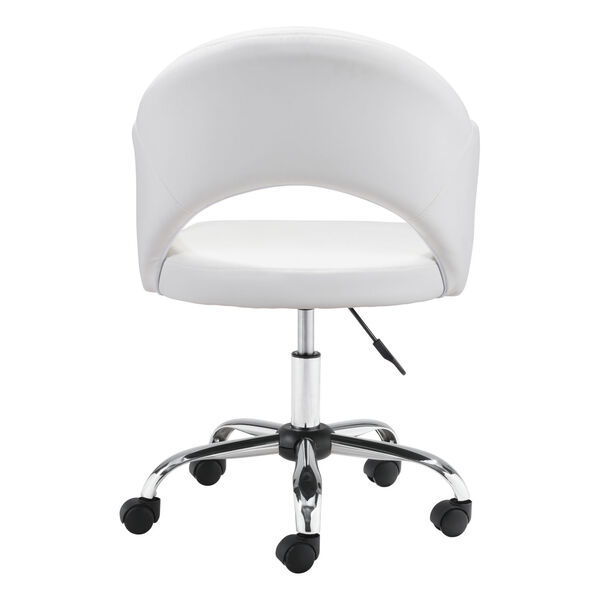 Planner White and Silver Office Chair, image 5