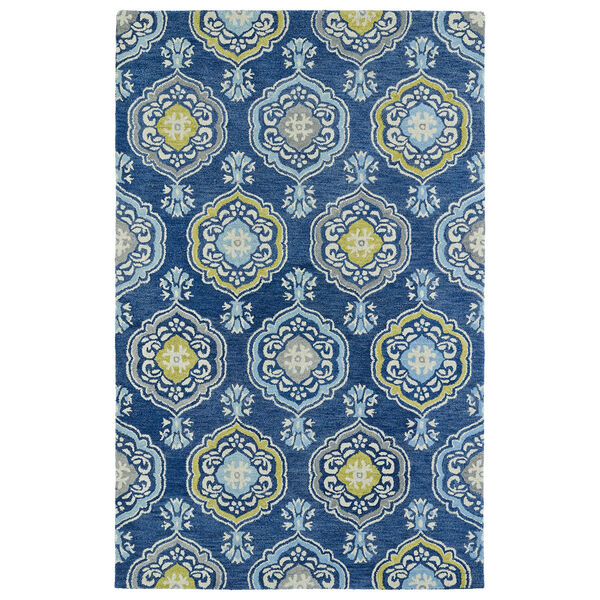 Helena Blue Hand Tufted 5Ft. x 7Ft. 9In Rectangle Rug, image 1