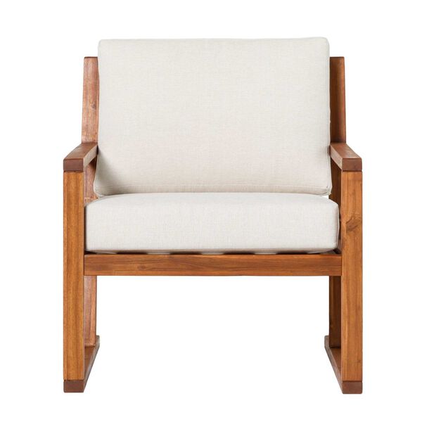 Prenton Brown Outdoor Slat Back Club Chair, image 4