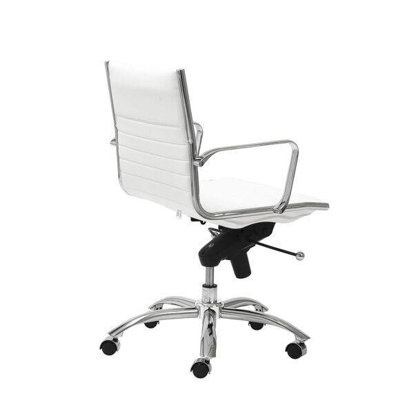 Dirk White 27-Inch Low Back Office Chair, image 4