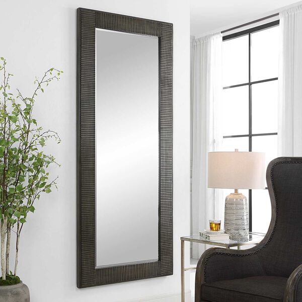 Figaro Aged Gray 34 x 82-Inch Wall Mirror, image 1