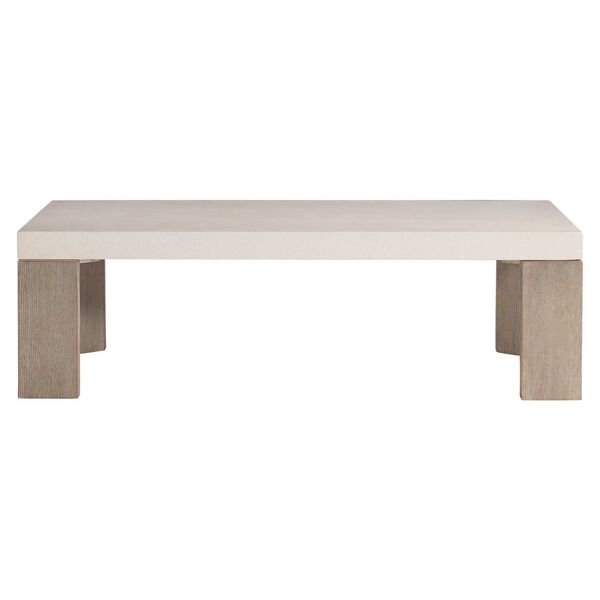 Lorenzo Vintage Cream and Natural 30-Inch Cocktail Table, image 1