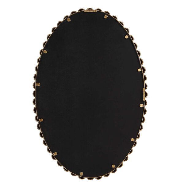 Serna Gold Oval Wall Mirror, image 6