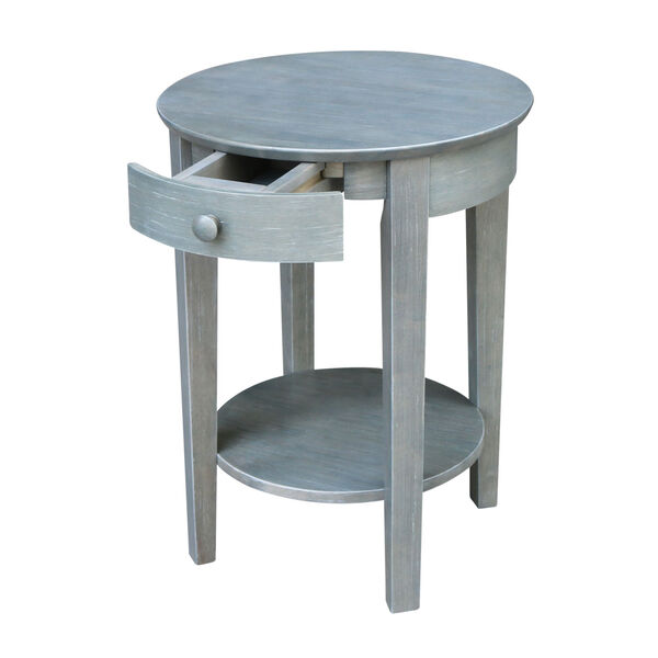 Phillips  Heather Grey 21-Inch  Accent Table with Drawer, image 6