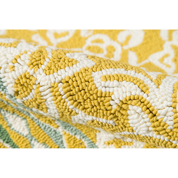 Under A Loggia Rokeby Road Yellow Rectangular: 8 Ft. x 10 Ft. Rug, image 4