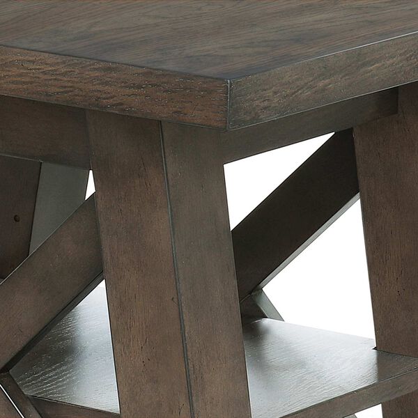 Denman Rich Brown Chairside Table, image 4