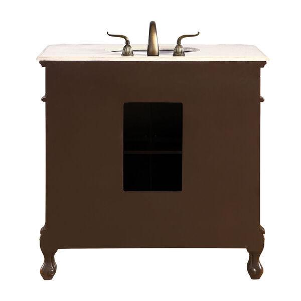 Danville Brown 36-Inch Vanity Sink Set, image 6