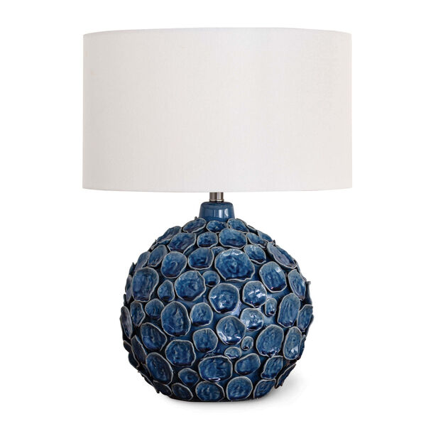 Lucia Blue One-Light Table Lamp, image 1