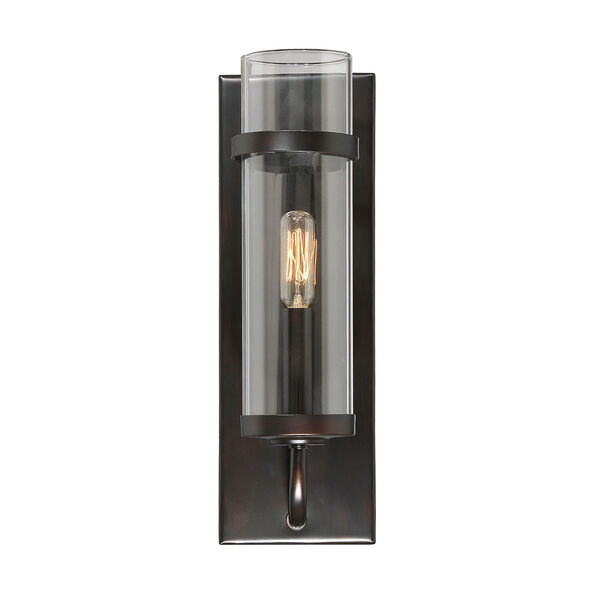 Afton Bronze One-Light Wall Sconce, image 1