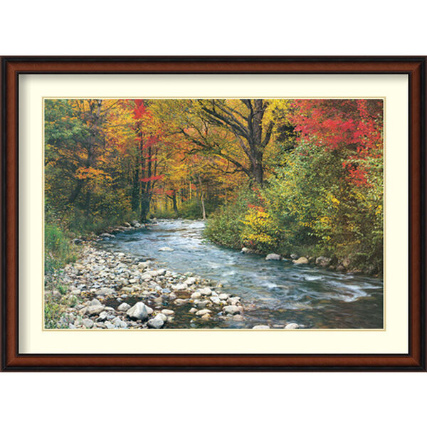Forest Creek I: 43 x 32-Inch Framed Art Print, image 1