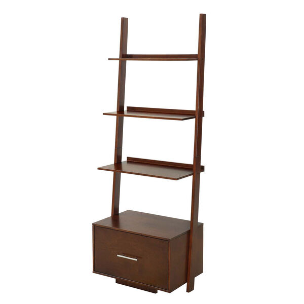 American Heritage Bookshelf Ladder with Drawer, image 2