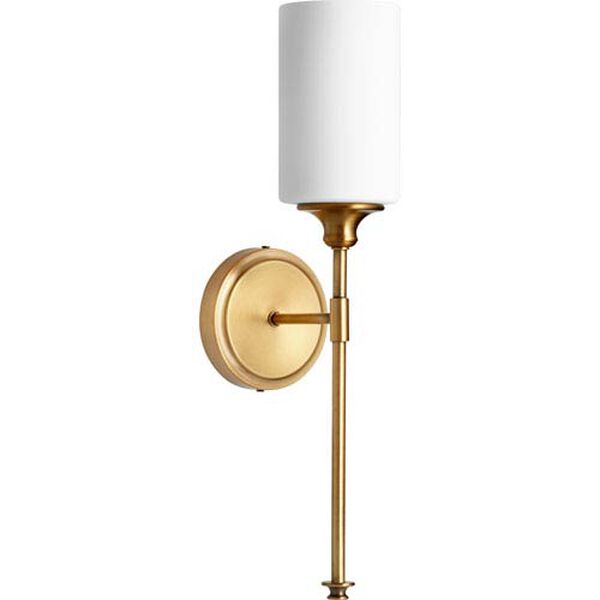 Kingsbury Aged Brass Five-Inch One-Light Wall Sconce, image 1