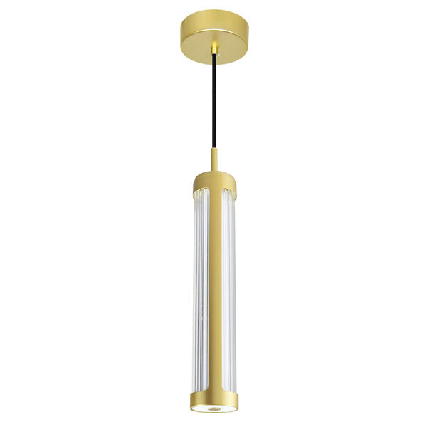 Neva Satin Gold LED Mini Pendant, image 4