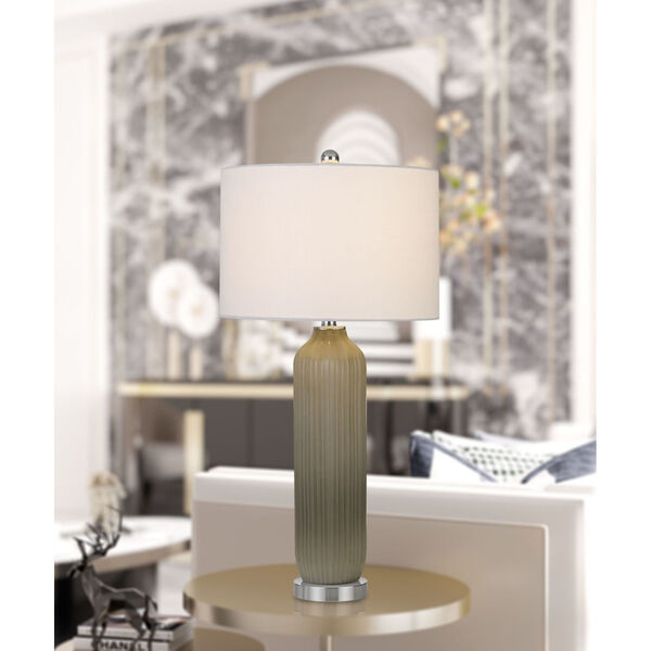 Catalina Gray and White One-Light Table lamp, image 2