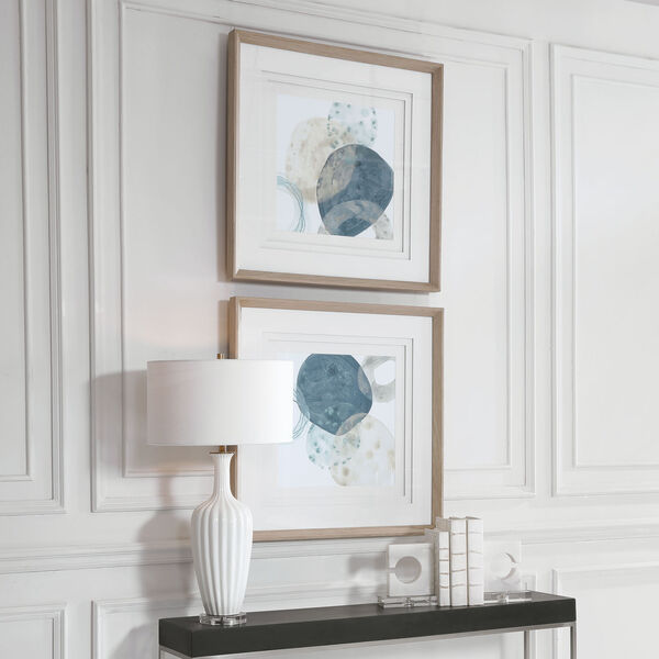 Circlet Gray and Blue Prints, Set of 2, image 3