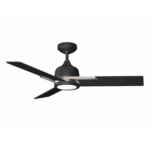 Triton Black and Satin Nickel 44-Inch LED Ceiling Fan, image 1