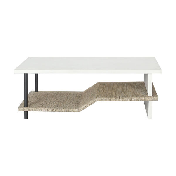 Riverview Checkmate White Coffee Table, image 1