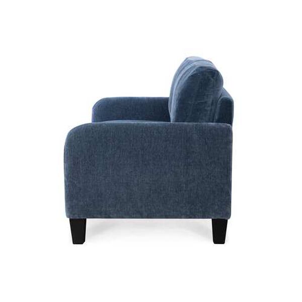 Everly Blue  Velvet Sofa, image 3