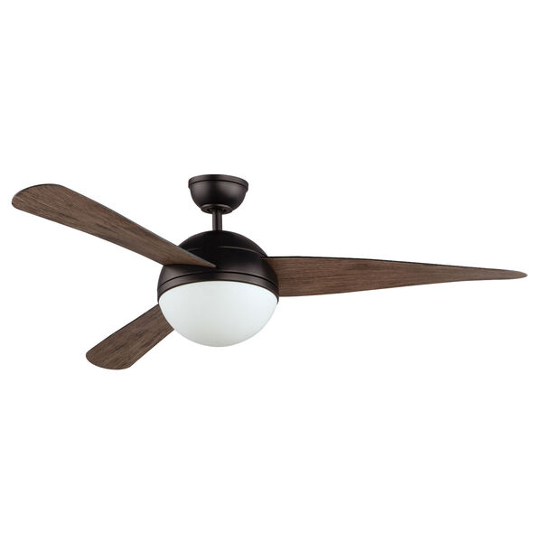 Cupola Oil Rubbed Bronze 52-Inch Two-Light LED Indoor Ceiling Fan, image 1