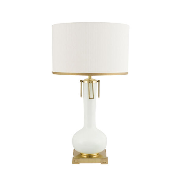Eden Ivory White Table Lamp, image 1