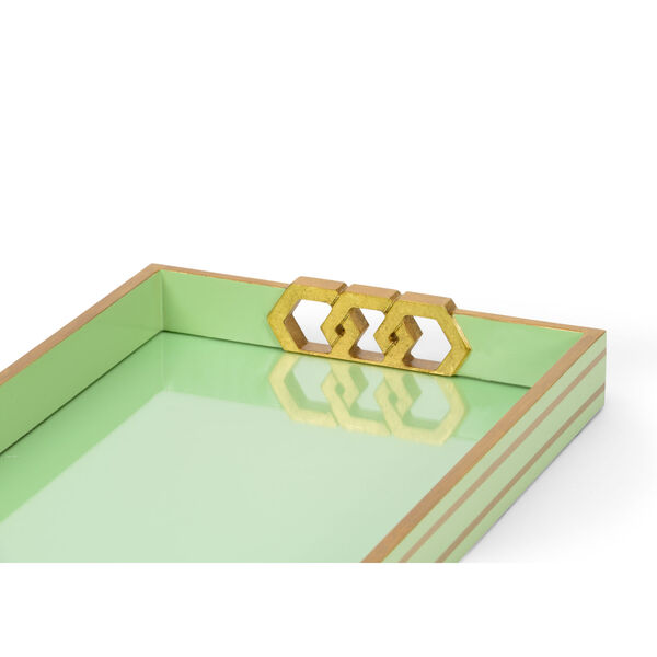 Shayla Copas Light Green and Clear Serving Tray, image 2