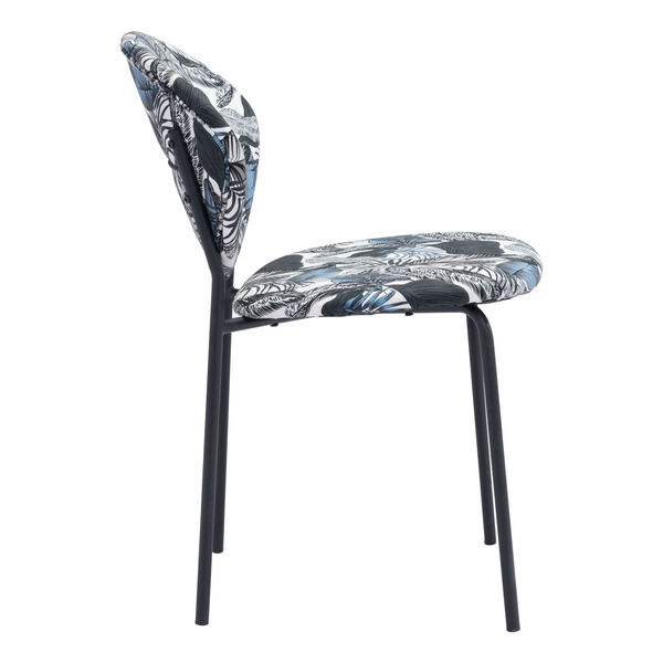 Clyde Multicolor and Black Dining Chair, Set of Two, image 3
