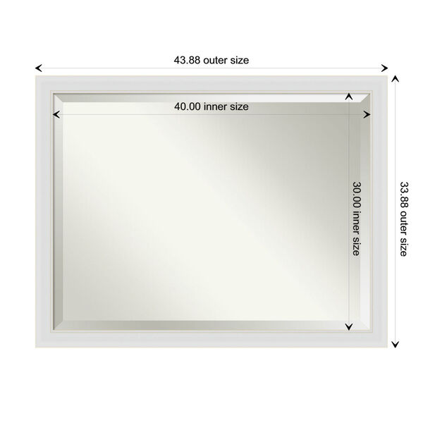 Flair Soft White Wall Mirror, image 3