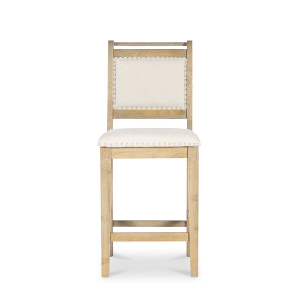 Paige Natural Counter Stool - (Open Box), image 1