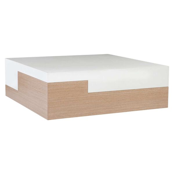 Modulum White and Natural Cocktail Table, image 4