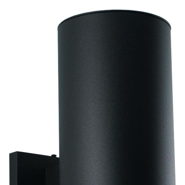 Nicollet Textured Black Two-Light Outdoor Wall Mount, image 5